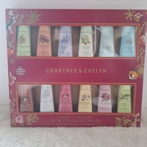NEW Crabtree & Evelyn Hand Therapy Collection Set Of 12